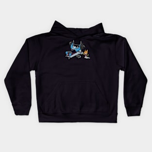 cat weight Kids Hoodie